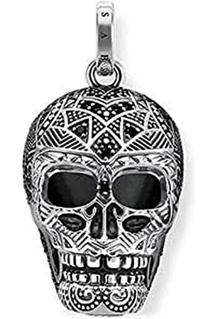 Thomas Sabo Unisex-Anhänger Rebel at heart 925 Silber Zirkonia schwarz - PE752-643-11