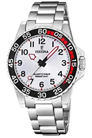 Festina Męski analogowy zegarek kwarcowy z paskiem ze stali nierdzewnej F20459/1