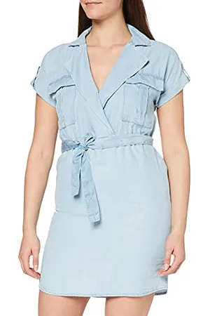 Noisy May Damska sukienka Nmvera S/S Endi Tencel Shirt Dress Noos