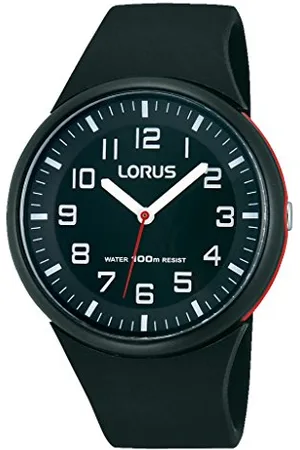 Lorus Fashion damski zegarek ze stali nierdzewnej i tworzywa sztucznego z silikonowym paskiem, , One Size, moda