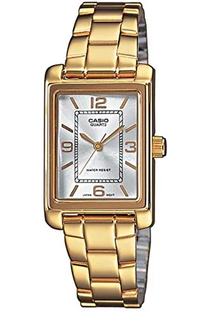 Casio Damski analogowy kwarcowy zegarek na rękę ze stali nierdzewnej LTP 1234PG 7A, , Klasyczny