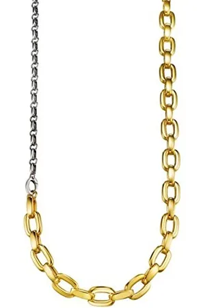 ESPRIT Collection Naszyjnik damski stal szlachetna rodowana bez złota Magna ELNL11854B850, Metal, bez