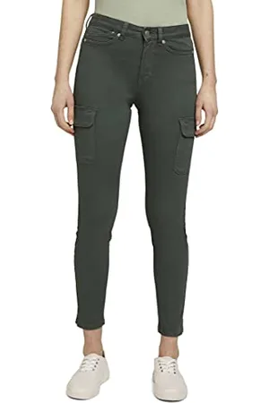 TOM TAILOR Damski Nela Extra Skinny spodnie cargo 1024108, , 30