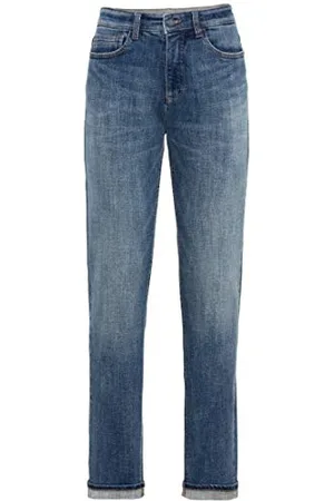 Camel Active Womenswear Spodnie Damskie, Mid Blue Used Tindiadiat, Niebieskie 43, Rozmiar 28/30 Spodnie