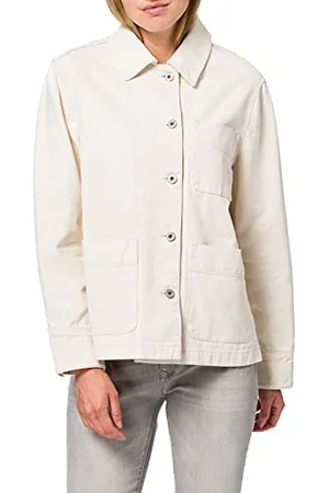 GANT Damski D1. Organic Cotton Shirt Jacket Maxi płaszcz, , XL