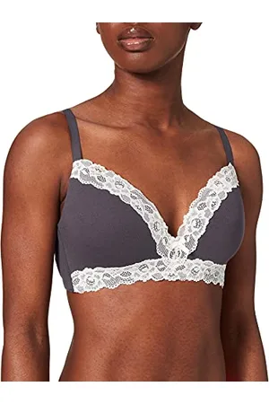 Dorina Damski biustonosz Soutien-Gorge Mousse Sans Armatures, Nala, Gris BH, , 85D