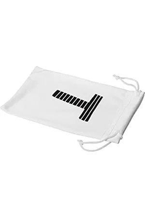 Bonamaison Etui na okulary z cyfrowym nadrukiem, etui na okulary przeciwsłoneczne, 100% bawełna, miękkie i smukłe, ochronne etui na okulary z zamknięciem na sznurek, 1 sztuka, 11 x 19 cm