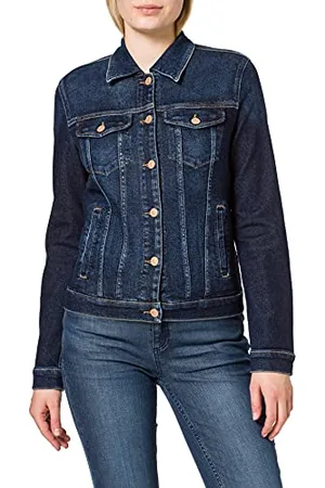 7 for all Mankind Damska nowoczesna kurtka Trucker Luxe Vintage Charisma, , XS
