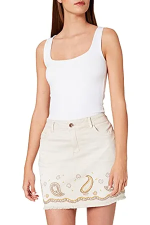 Desigual Damska spódnica dżinsowa FAL_Billi, , 50 PL