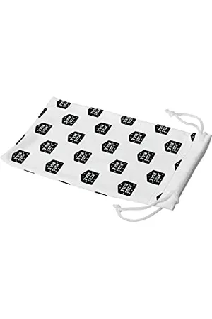 Bonamaison Etui na okulary z cyfrowym nadrukiem, etui na okulary przeciwsłoneczne, 100% bawełna, miękkie i smukłe, ochronne etui na okulary z zamknięciem na sznurek, 1 sztuka, 11 x 19 cm