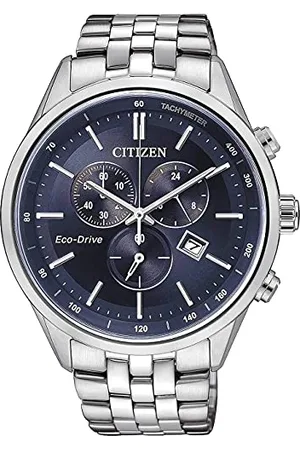 Citizen Męski chronograf Eco-Drive zegarek na rękę z bransoletką ze stali nierdzewnej, , bransoletka