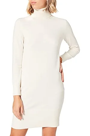 Marc O’ Polo Sukienka Heavy Knit, długi rękaw, turkusowy, , 42 PL