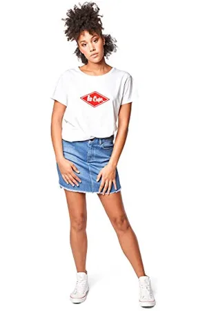 Lee High Rise Jeans Skirt Spódnica damska, , rozmiar uniwersalny