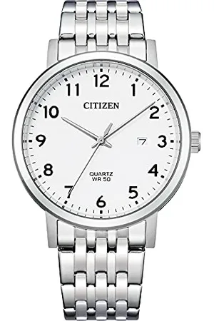 Citizen Mens analogowy zegarek kwarcowy z bransoletką ze stali szlachetnej BI5070-57A