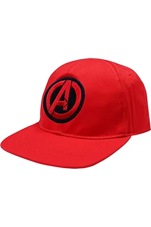 Popgear Marvel Comics Avengers Changeable Logos Snapback czapka dla dzieci, czerwona, oficjalny produkt, , XS