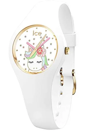 Ice-Watch ICE fantasia Unicorn white - Dziewczęcy zegarek z silikonowym paskiem - 018421 (Extra Small)