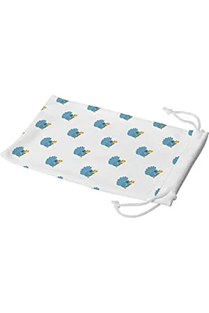 Bonamaison Etui na okulary z cyfrowym nadrukiem, etui na okulary przeciwsłoneczne, 100% bawełna, miękkie i smukłe, ochronne etui na okulary z zamknięciem na sznurek, 1 sztuka, 11 x 19 cm