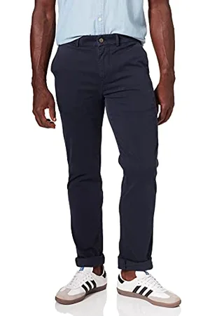 7 for all Mankind Męskie spodnie Slimmy Chino Tap. Luxe Performance Sateen Navy, , 28W / 30L