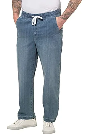 JP 1880 Męskie rozmiary 726843 92-XL spodnie, niebieskie (Blue Denim 72684392)