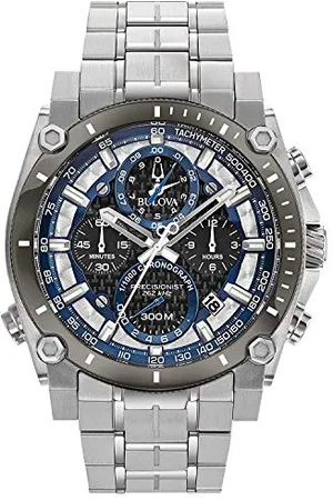 BULOVA Męski zegarek kwarcowy chronograf z bransoletką ze stali nierdzewnej 98B316, bransoletka