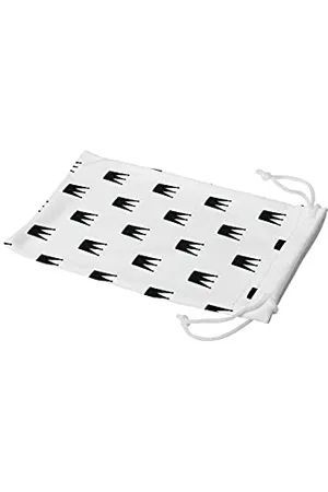 Bonamaison Etui na okulary z cyfrowym nadrukiem, etui na okulary przeciwsłoneczne, 100% bawełna, miękkie i smukłe, ochronne etui na okulary z zamknięciem na sznurek, 1 sztuka, 11 x 19 cm