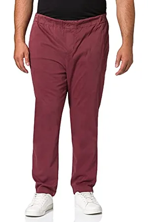 7 for all Mankind Męskie spodnie Jogger Chino Luxe Performance Sateen Burgundy, , XXL