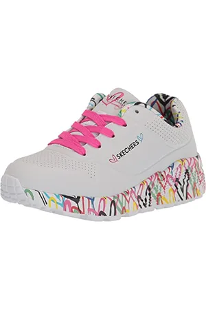 Skechers Dziewczynki Uno Lite Lovely Luv Buty Sportowe, Wielokolorowy, 27 EU
