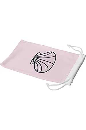 Bonamaison Etui na okulary z cyfrowym nadrukiem, etui na okulary przeciwsłoneczne, 100% bawełna, miękkie i smukłe, ochronne etui na okulary z zamknięciem na sznurek, 1 sztuka, 11 x 19 cm