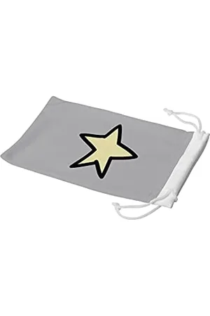 Bonamaison Etui na okulary z cyfrowym nadrukiem, etui na okulary przeciwsłoneczne, 100% bawełna, miękkie i smukłe, ochronne etui na okulary z zamknięciem na sznurek, 1 sztuka, 11 x 19 cm