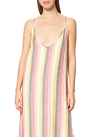 Hurley Damska sukienka w stylu casualowym z paskiem wiązanym XS