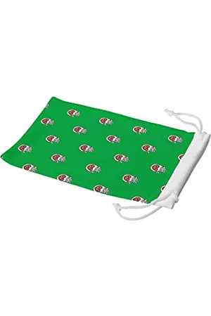Bonamaison Etui na okulary z cyfrowym nadrukiem, etui na okulary przeciwsłoneczne, 100% bawełna, miękkie i smukłe, ochronne etui na okulary z zamknięciem na sznurek, 1 sztuka, 11 x 19 cm