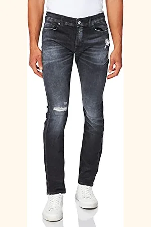 7 for all Mankind Męskie dżinsy Ronnie Shook Up Black, , 28W / 30L