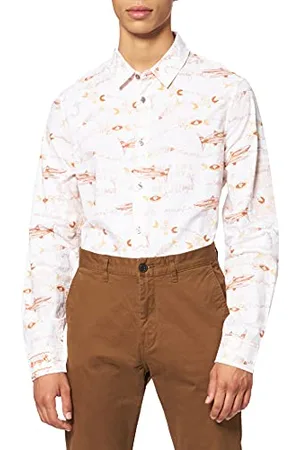Desigual Męska koszulka Cam_fish Button Down, , XL