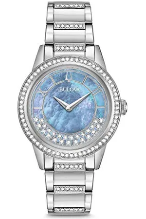 BULOVA Damski analogowy zegarek kwarcowy z bransoletką ze stali szlachetnej 96L260