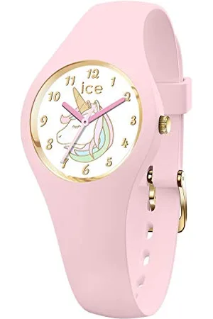 Ice-Watch ICE fantasia Unicorn pink - Dziewczęcy różowy zegarek z silikonowym paskiem - 018422 (Extra Small)
