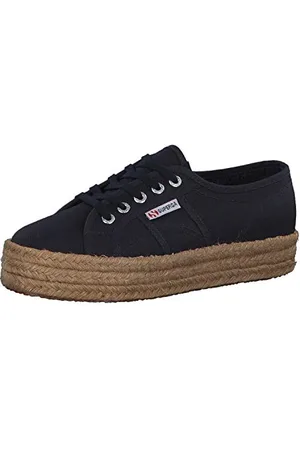 Superga Damskie buty gimnastyczne 2730-cotroPew, Blue Navy 933-37 EU