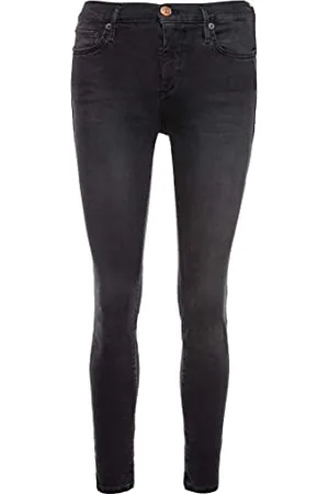 True Religion Damskie dżinsy Halle Light Black Skinny, , 25W