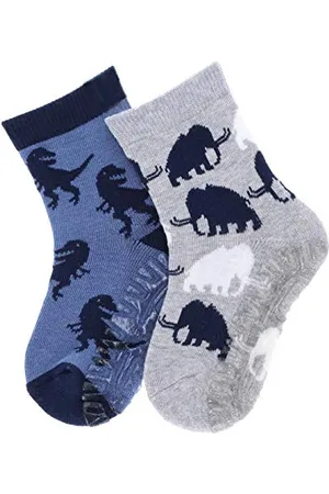 Sterntaler Skarpety chłopięce FLI Air Dp Mammut+Dino kapcie