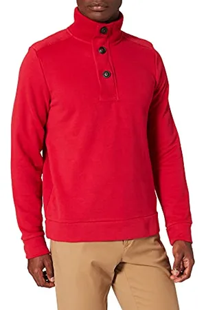 Pierre Cardin Męska bluza Stand-up Collar Zip&Button Supersoft Terry Sustainable bluza, , L