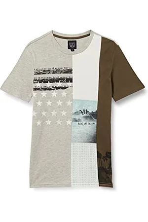 IKKS T-shirt chłopięcy Tea Gris Thème Skateboard, , 6 Lata