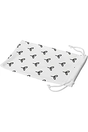 Bonamaison Etui na okulary z cyfrowym nadrukiem, etui na okulary przeciwsłoneczne, 100% bawełna, miękkie i smukłe, ochronne etui na okulary z zamknięciem na sznurek, 1 sztuka, 11 x 19 cm