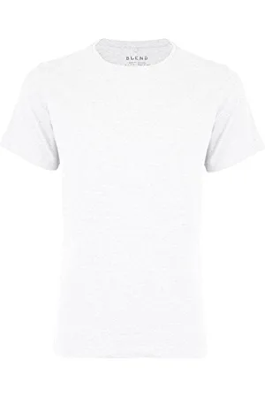 Blend Męski t-shirt z okrągłym dekoltem, Biały - Weiß (biały 70002), XL