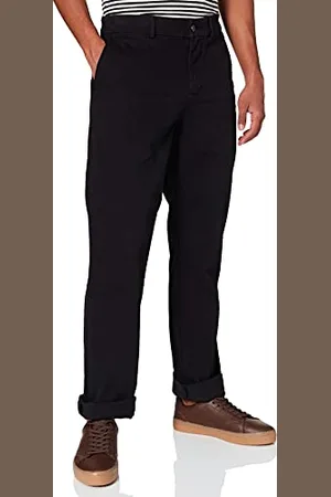 7 for all Mankind Męskie spodnie Slimmy Chino Tap. Luxe Performance Sateen Black, , 40W / 30L