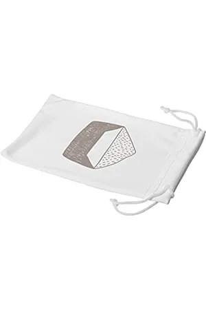 Bonamaison Etui na okulary z cyfrowym nadrukiem, etui na okulary przeciwsłoneczne, 100% bawełna, miękkie i smukłe, ochronne etui na okulary z zamknięciem na sznurek, 1 sztuka, 11 x 19 cm