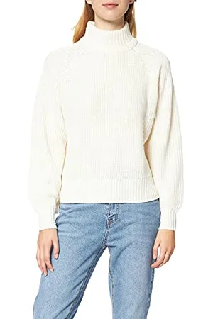 Noisy May Damski sweter z dzianiny, wysoki kołnierz, , XL