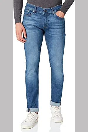 7 for all Mankind Męskie dżinsy Ronnie Stretch Tek Eco Falling, , 40W / 30L