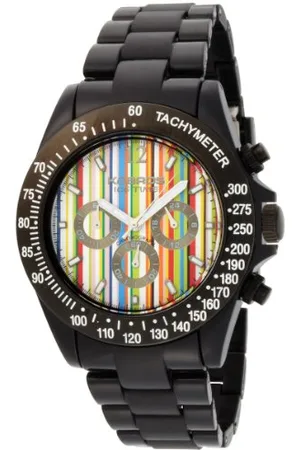 K&Bros Damski chronograf kwarcowy zegarek z paskiem PU 9517-4-600