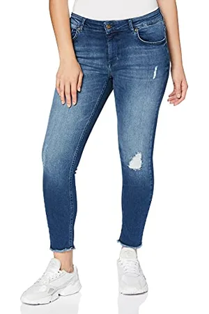 ONLY Damskie dżinsy Carwilly Reg ANK MBD Noos Skinny, , 42 PL