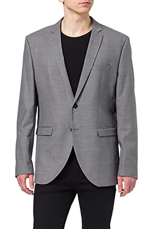JACK & JONES M?ska kurtka garniturowa Jprsolaris Blazer Noos, Mieszanka jasnoszary, 48