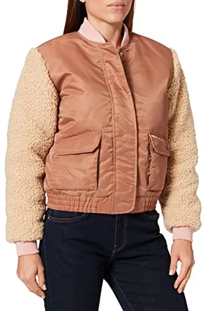 Scotch&Soda Damska kurtka bomber z misiem rękawkami i Repreve Padding College, , S